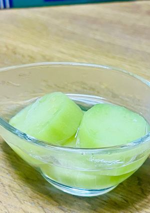 今日の副菜！レンジで作る白だしの翡翠ナス-レシピのメイン写真
