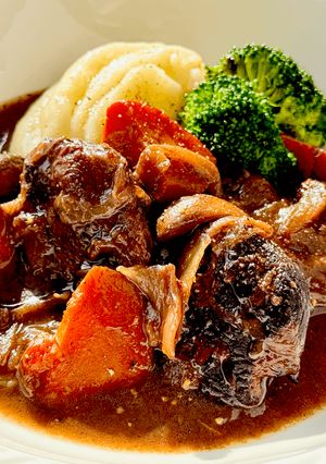 92℃ 牛すね肉の赤ワイン煮：本格派！-レシピのメイン写真