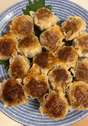 蓮根とエノキの焼きシュウマイ-レシピのメイン写真