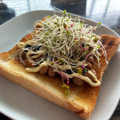 รูปของ わたしの☆納豆onトースト
