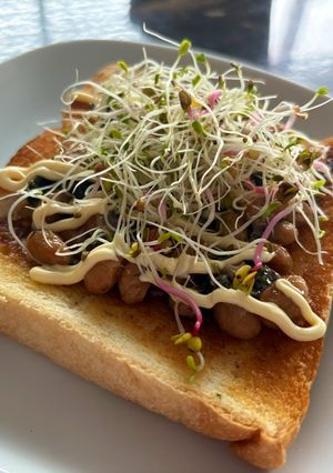 わたしの☆納豆onトースト-レシピのメイン写真