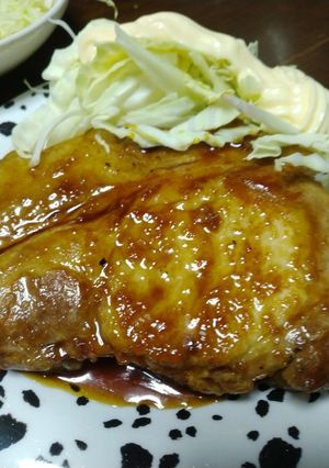 厚切り豚ロースの照り焼きステーキ-レシピのメイン写真