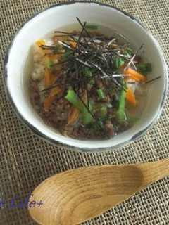 韓国風冷やし茶漬け-レシピのメイン写真