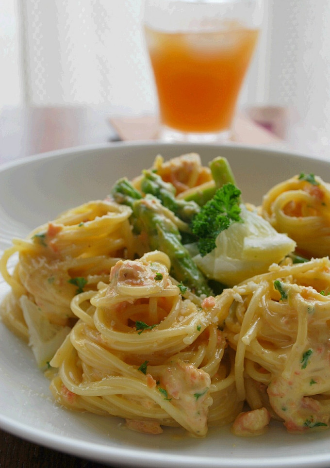 鮭のレモンクリームパスタ☆-レシピのメイン写真