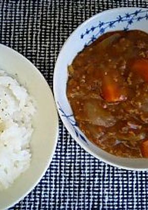 ひき肉カレー-レシピのメイン写真