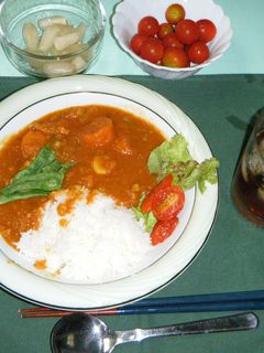 自家製トマトソースを使ったトマトカレー-レシピのメイン写真