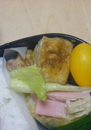 夏のお弁当;マグロのカレームニエル-レシピのメイン写真