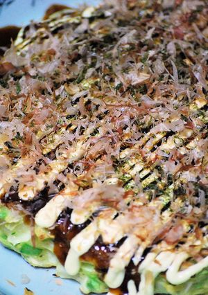 オクラのお好み焼き-レシピのメイン写真