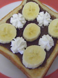 チョコバナナホイップトースト-レシピのメイン写真