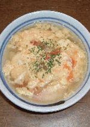 ふわふわ卵とトマトのスープ-レシピのメイン写真