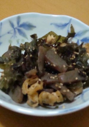 塩こぶで　こんにゃく油揚げ煮-レシピのメイン写真