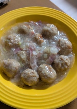 冷凍肉団子で！肉団子のネギ塩あん-レシピのメイン写真