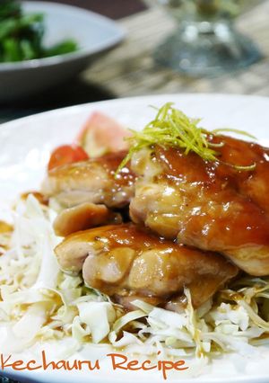 ピリリ爽やか～♪鶏の柚子胡椒照り焼き　-レシピのメイン写真