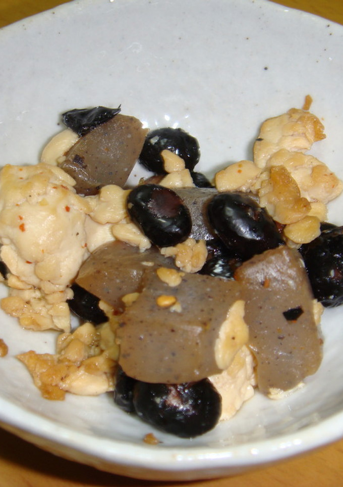 黒豆茶殻で煮物-レシピのメイン写真