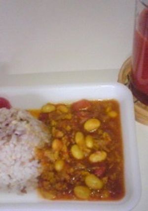 甘酸っぱい★トマト＆大豆のヘルシーカレー-レシピのメイン写真