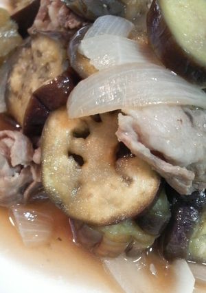 実家の味★　材料３つで♪　簡単豚ナス-レシピのメイン写真
