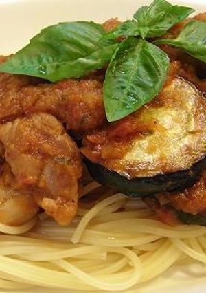 鶏肉のトマトパスタ-レシピのメイン写真