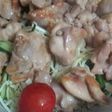 夏バテにさっぱりがっつり鶏サラダ