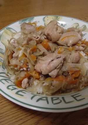 簡単あっさり鶏ごぼう丼-レシピのメイン写真
