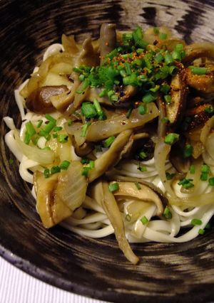 きのこのバターソテーうどん-レシピのメイン写真