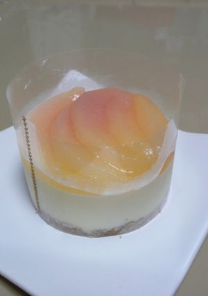 もものレアチーズケーキ-レシピのメイン写真