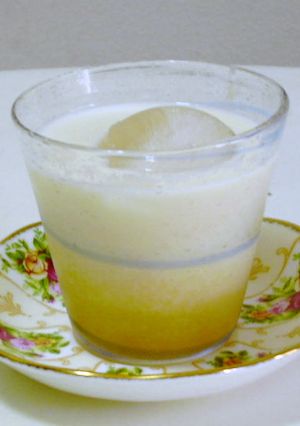 ★梅酒のカクテル（パインジュース＊豆乳）-レシピのメイン写真