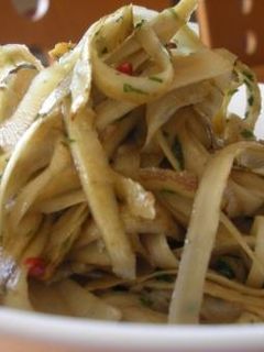 ごぼうのペペロンチーノ♪-レシピのメイン写真