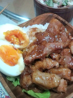 ジュ〜シ〜ポーク丼-レシピのメイン写真