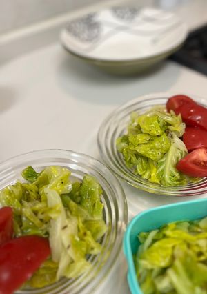 茹でキャベツのサラダ-レシピのメイン写真