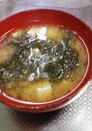 もずくの味噌汁-レシピのメイン写真