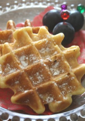 しっとり♪ベルギーワッフル★マンゴー風味-レシピのメイン写真