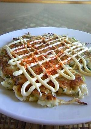 そうめんでお好み焼き-レシピのメイン写真