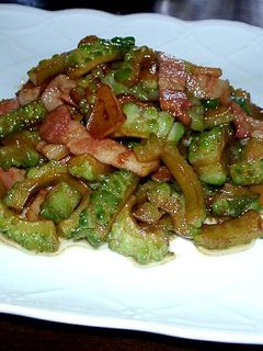 苦味克服 ゴーヤ醤油バター炒め-レシピのメイン写真