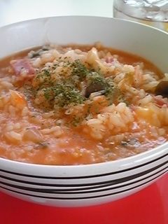 とろ〜りチーズのトマト風味リゾット-レシピのメイン写真