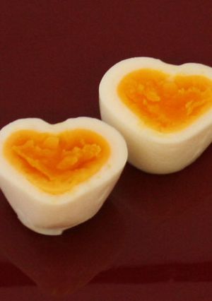 型がなくても☆ハートのゆで卵ができちゃう-レシピのメイン写真