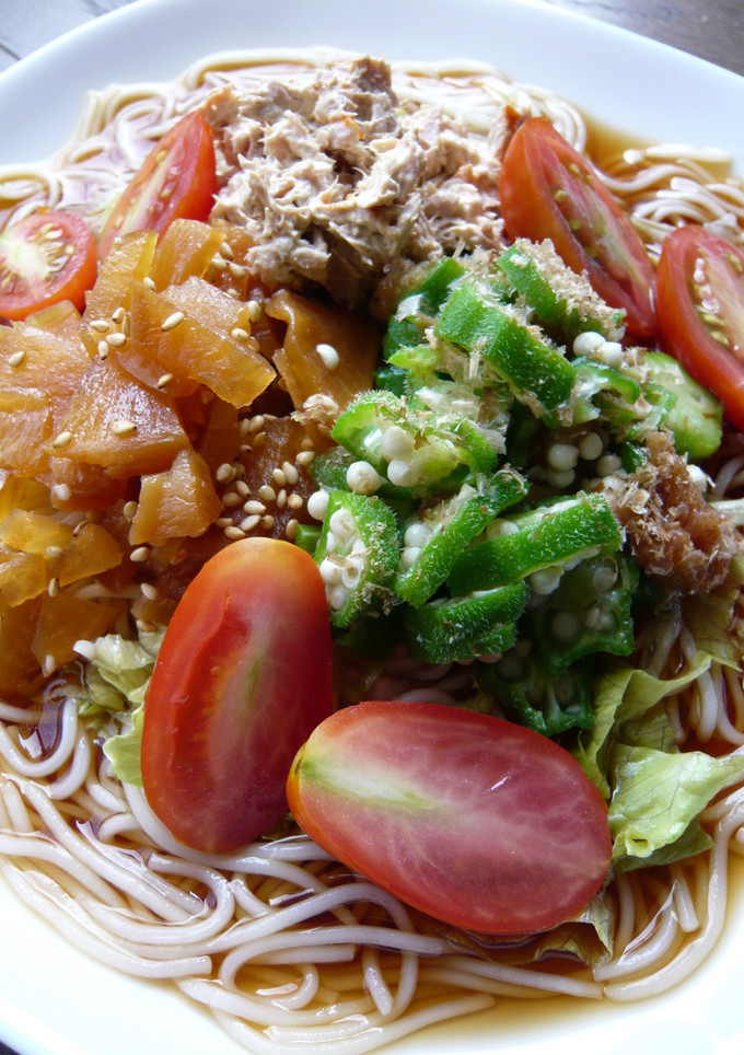 そうめんを１度に３種の味を頂き☆-レシピのメイン写真