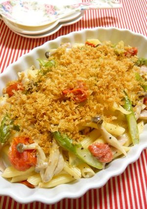 サクサクパン粉のクリームパスタ-レシピのメイン写真