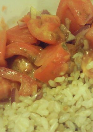 簡単トマトと紫玉葱のカレー-レシピのメイン写真