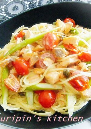 さっぱり食べれるクリームパスタ-レシピのメイン写真