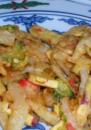 にが甘★ゴーヤのかき揚げ-レシピのメイン写真