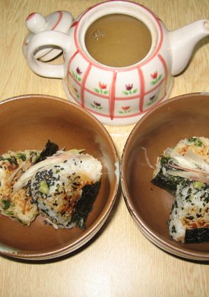 焼きおに茶漬け、ちょい悪おやじ風-レシピのメイン写真