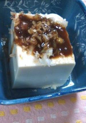 お好み焼き風冷奴-レシピのメイン写真