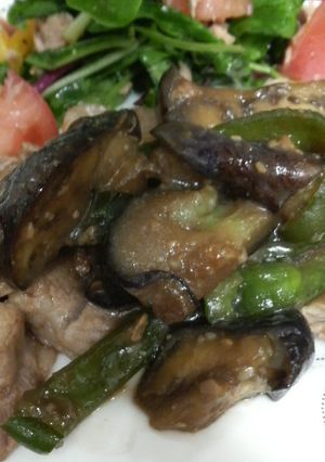 豚肉となすの味噌炒め-レシピのメイン写真