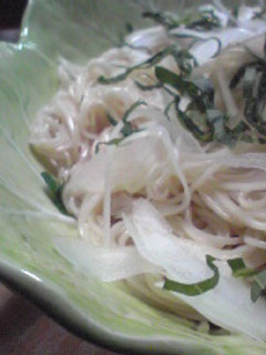 ごま油でひと味ちがうよ♪そうめん♪-レシピのメイン写真