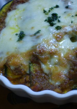 カボチャとキーマカレーのチーズ焼き-レシピのメイン写真