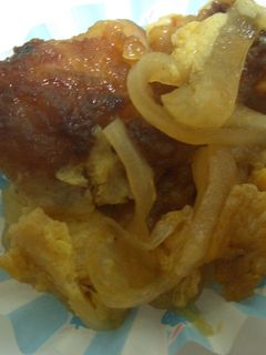 お弁当に♪鶏のから揚げの卵とじ-レシピのメイン写真