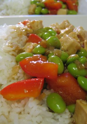 枝豆と豆腐のピリ辛煮-レシピのメイン写真