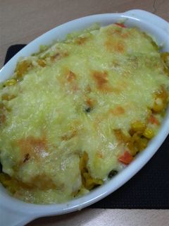 カボチャ煮物残りでカボチャドリア♪-レシピのメイン写真