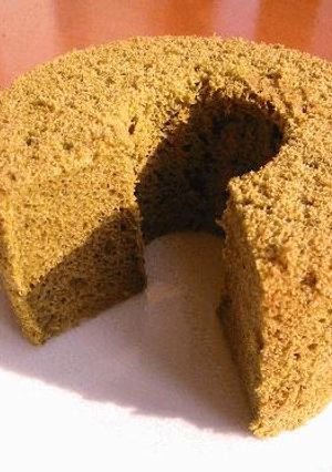 紙コップOK抹茶シフォン-レシピのメイン写真