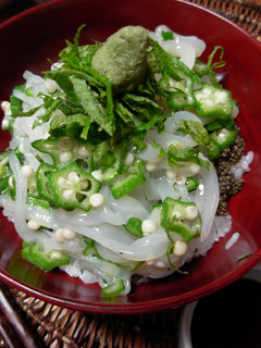 オクラいか丼-レシピのメイン写真